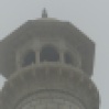 4 minarets entourent le mausolée, eux aussi richement décorés
