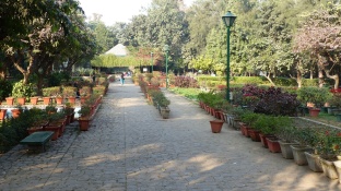 L'entrée aux Lodi Gardens